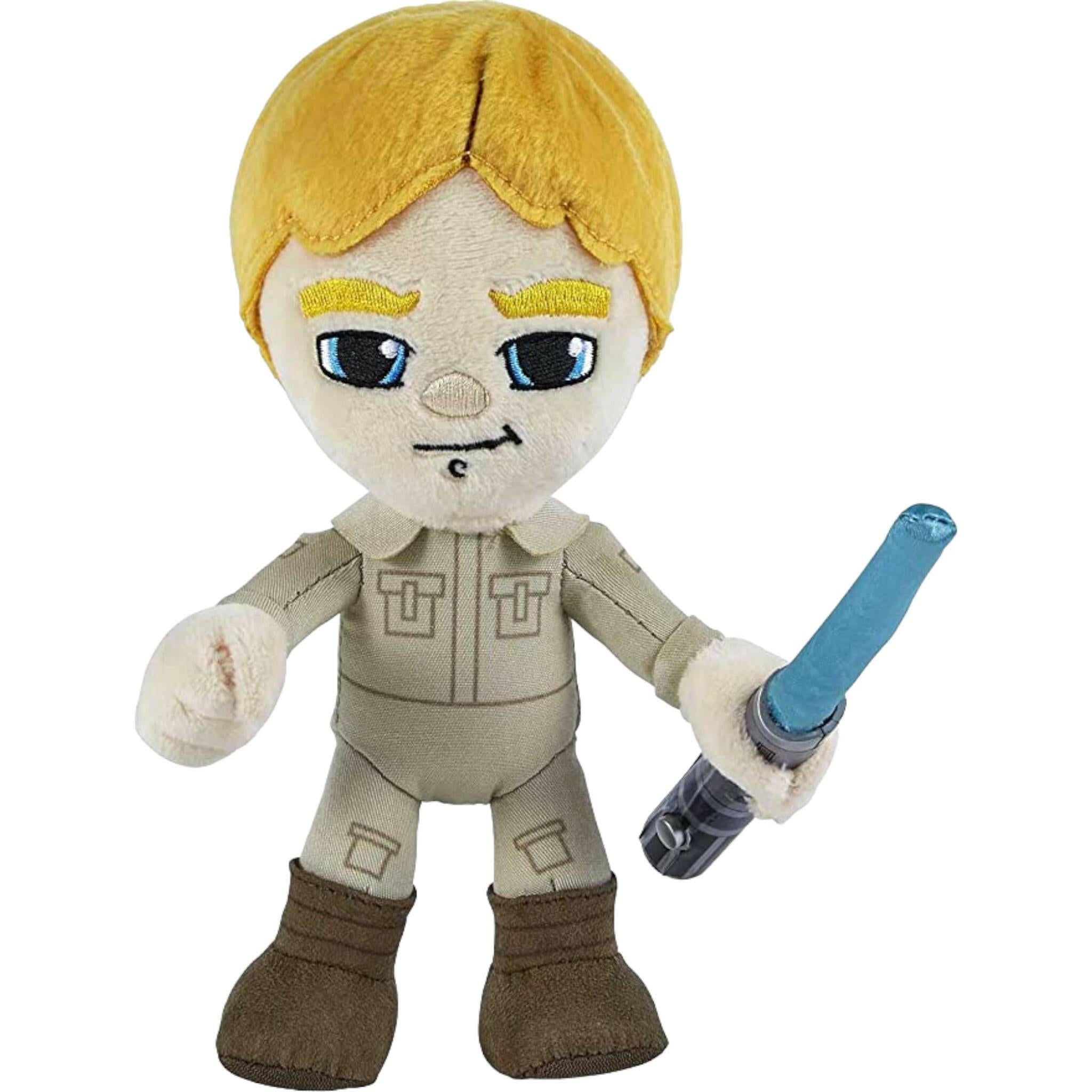 Star Wars Luke Skywalker Plush Characters, 7.5-in Soft, Collectible Gift for Movie Fans and Kids