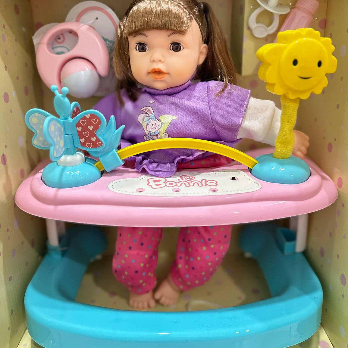 14 Inch Baby Girl Doll Bonnie With Walker Touch Control Operations