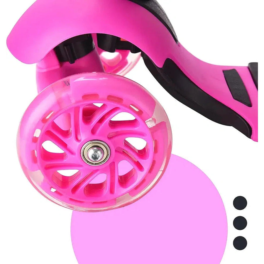 GN Universe 3 Wheeled 2 in 1  Scooter for Kids - Stand & Cruise Child/Toddlers Toy Folding.