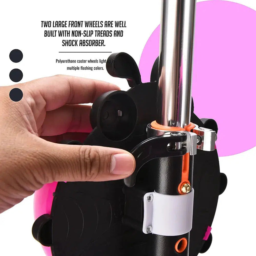 GN Universe 3 Wheeled 2 in 1  Scooter for Kids - Stand & Cruise Child/Toddlers Toy Folding.
