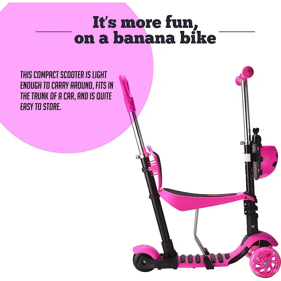 GN Universe 3 Wheeled 2 in 1  Scooter for Kids - Stand & Cruise Child/Toddlers Toy Folding.