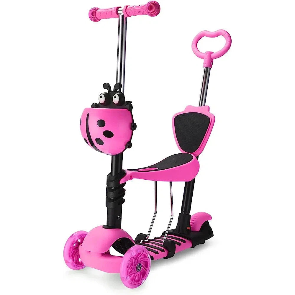 GN Universe 3 Wheeled 2 in 1  Scooter for Kids - Stand & Cruise Child/Toddlers Toy Folding.