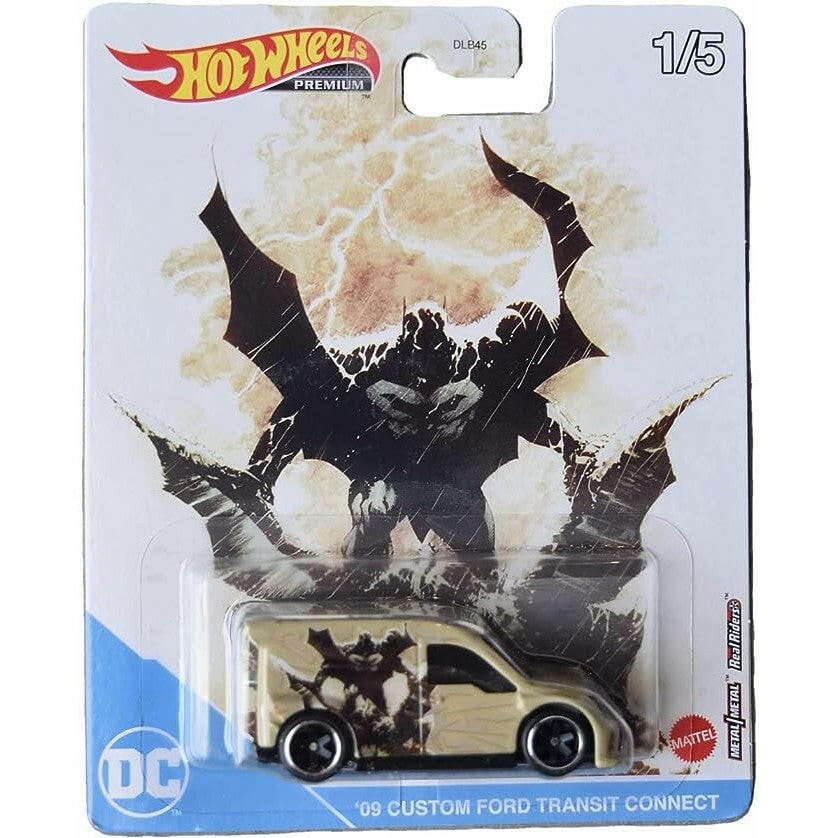 Hot Wheels '09 Custom Ford Transit Connect - 2022 Batman 1/5.