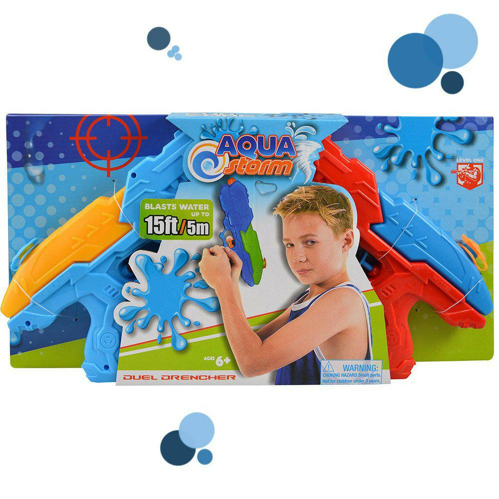 Aqua Storm Dual Water Gun Blaster Set