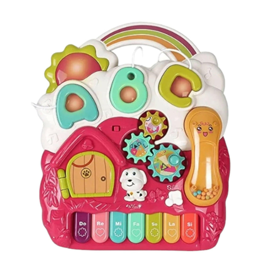 Baby Walker With Happy Enlightenment Interaction Red