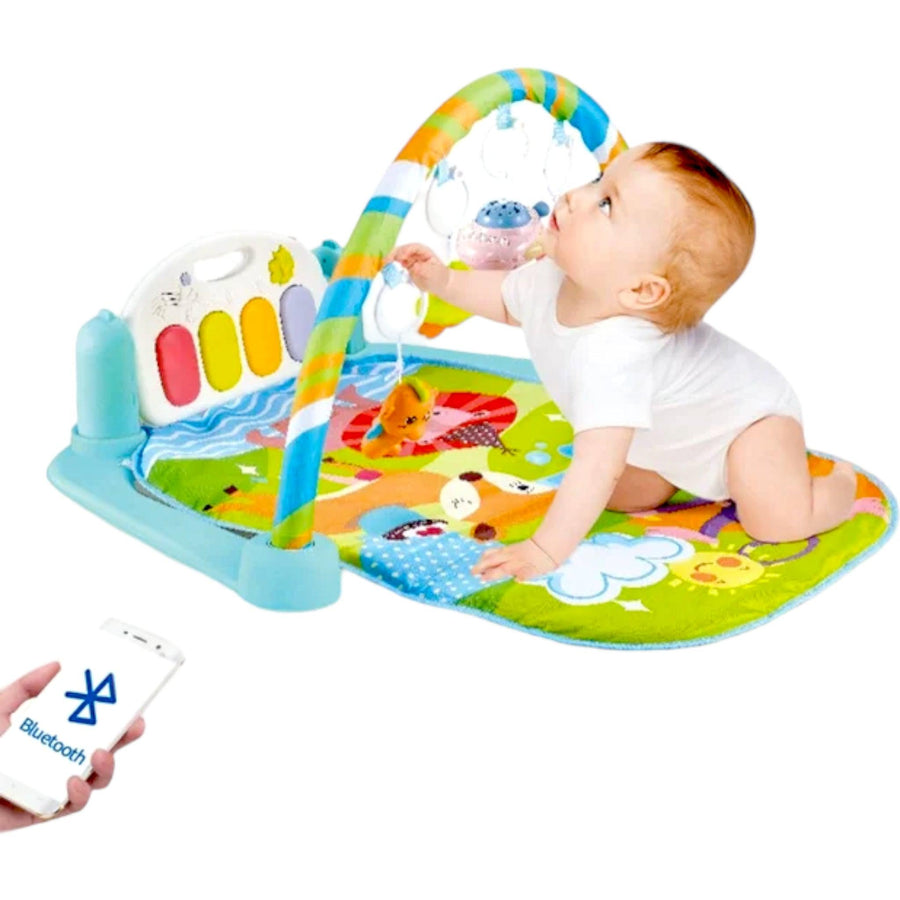 Baby's Piano Gym Mat 5 Models, Total of 80 Contents And Tummy Playing
