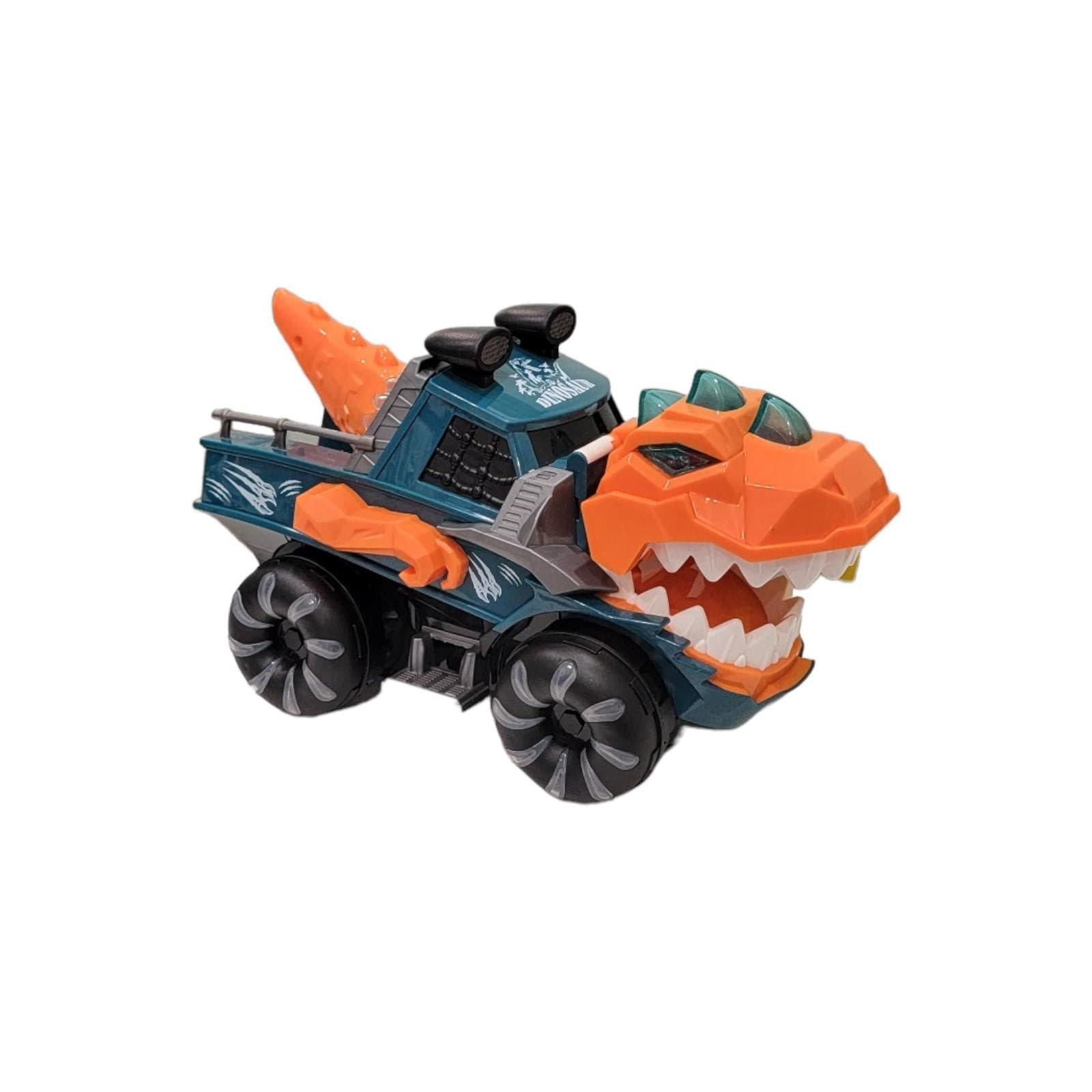 Cartoon Kids Electric Dinosaur Truck Toy with Light and Music