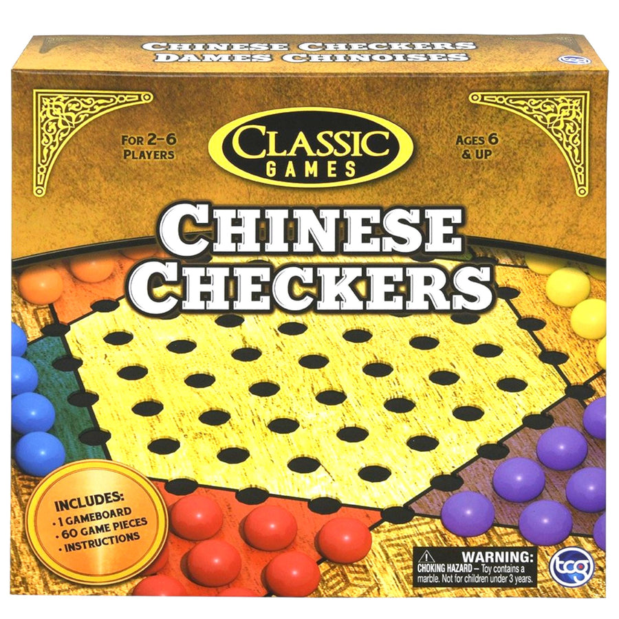 Classic Chinese Checkers Game in Deluxe Box