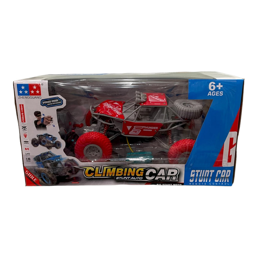 Climbing Stunt R/C Car With Twister Remote Control 1:20 Scale Red/Blue