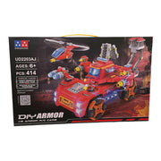 DIY Armor Car Building Set With Remote Control 1:16 Build Robot Car