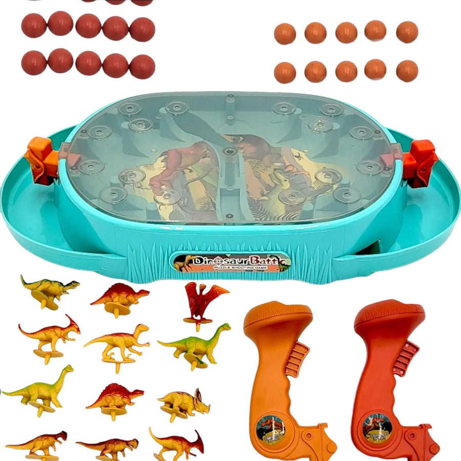 Dinosaur Battle Games Toys Parent Child Double Battle Catapult Ball