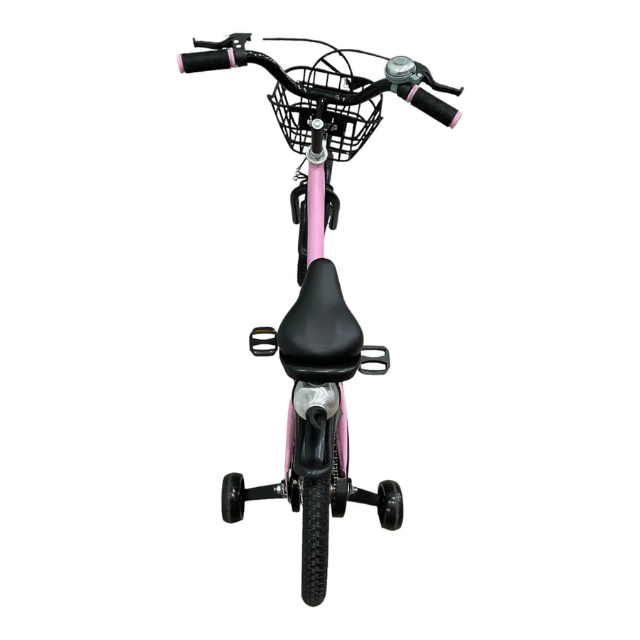 Foldable Bike Bicycle Pink 16 Inch With A Water Bottle And Water Bottle Holder