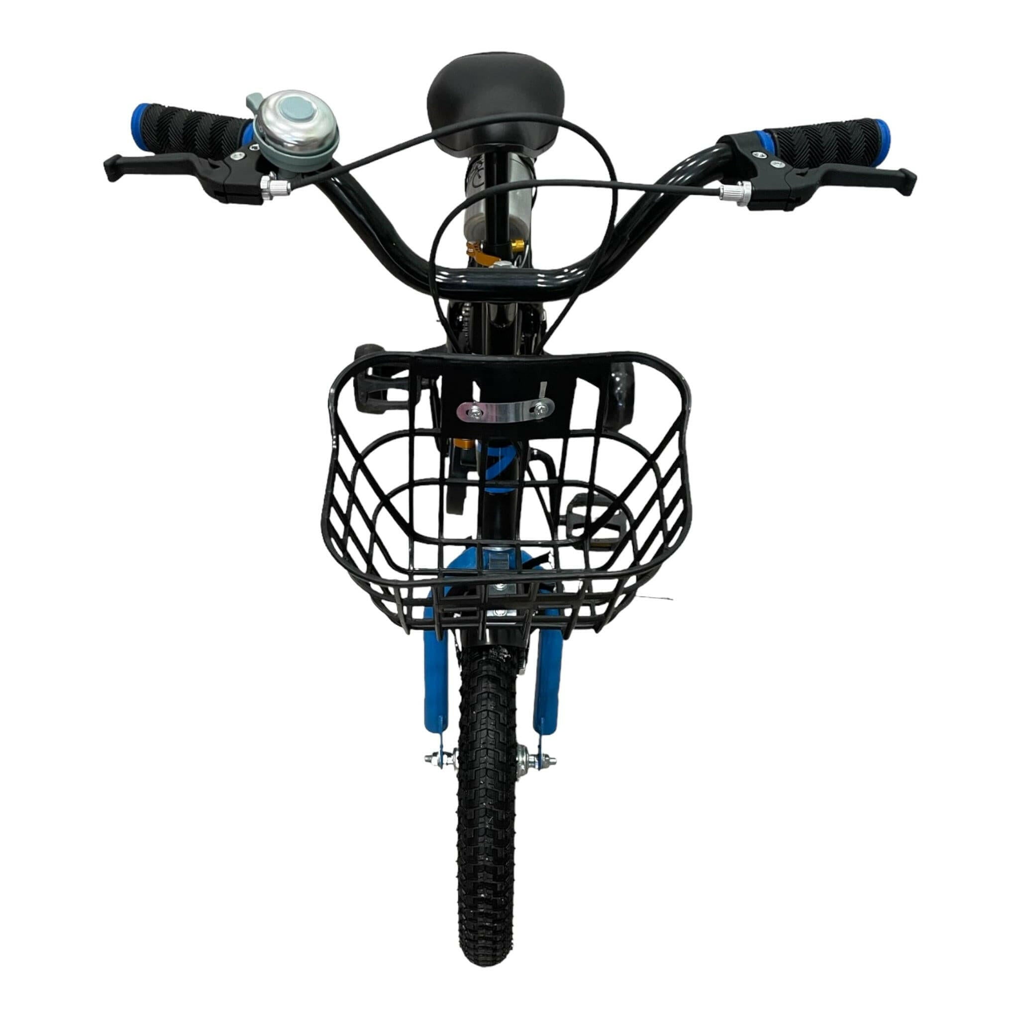 Foldable Bike Blue 14 Inch With A Water Bottle Holder