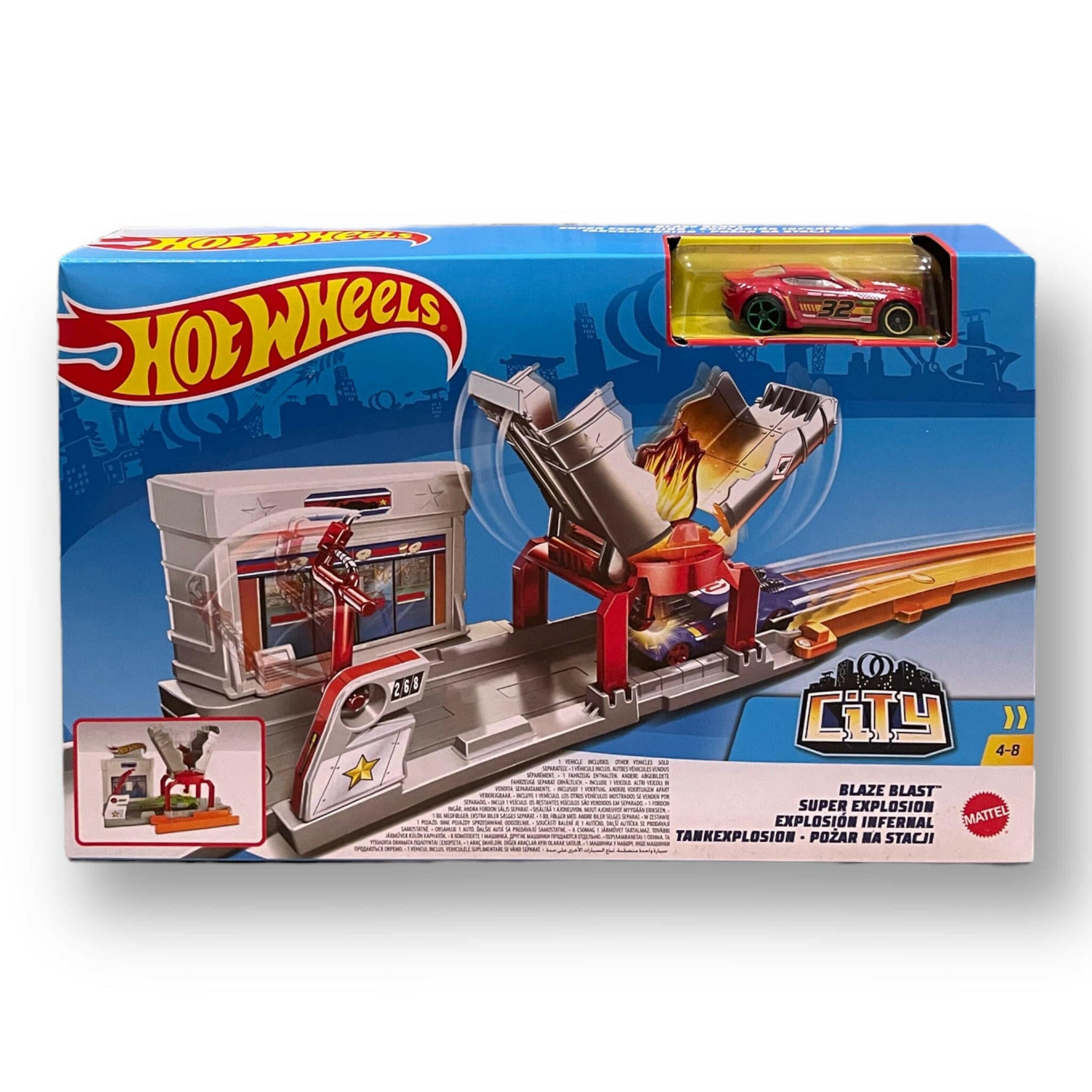 Hot Wheels Blaze Blast Super Explosion City Track Builder Unlimited