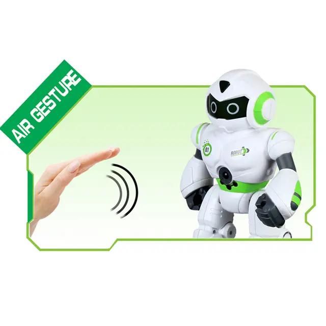 Interactive Space Smart Robot With Gesture Sensing Shield and Space Guns And Remote Control Different Sounds