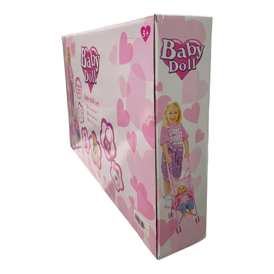 baby doll set with stroller Baby Doll 14 Inch Set With Stroller And 12 Sounds