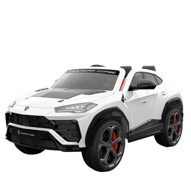 Lamborghini Electric Ride On Car For Kids With Remote Control And Leather Seats.