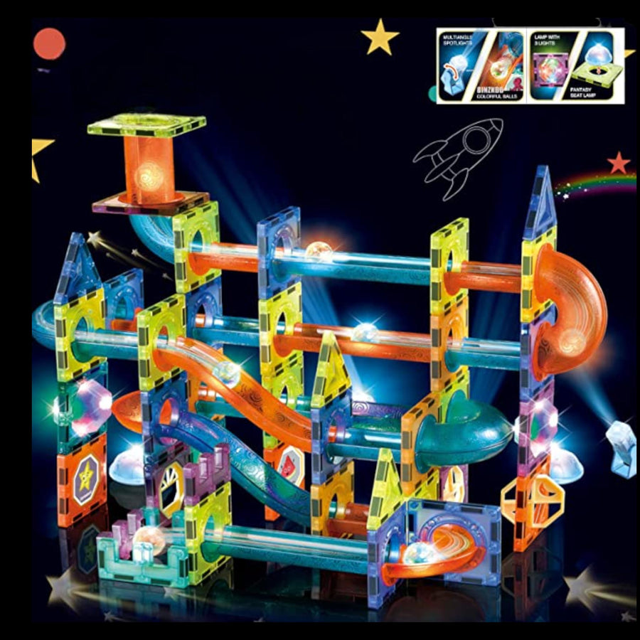 Light Steam 3D Magnetic Blocks For Kids Toddlers Girls Boys 202 PCS
