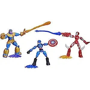 Marvel Avengers Bend and Flex Iron Man, Captain America, Thanos 3-Pack
