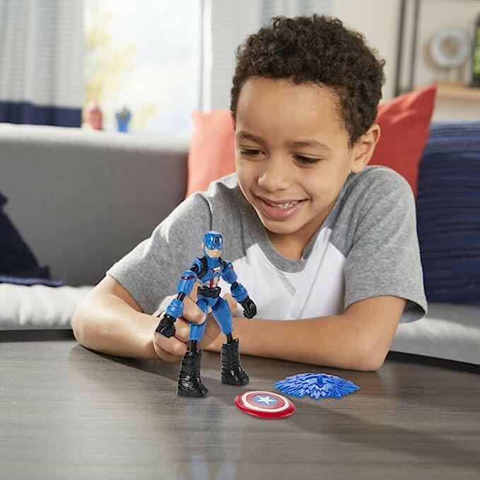 Marvel Avengers Bend and Flex Iron Man, Captain America, Thanos 3-Pack