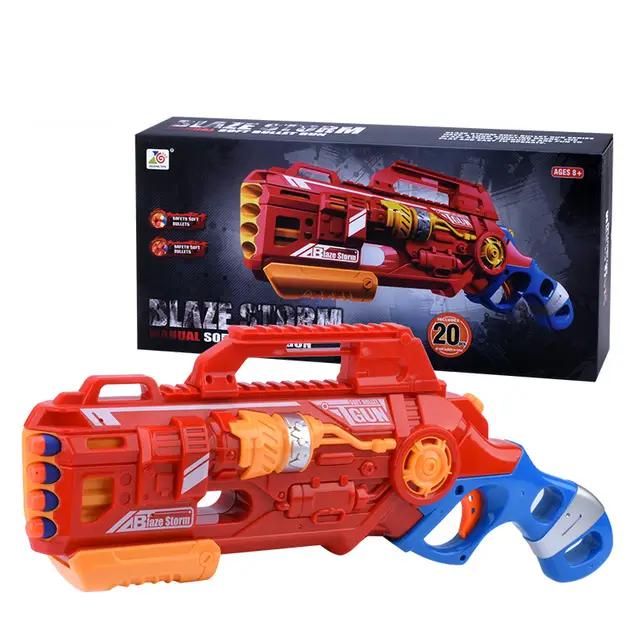 Mega Blaster Nerf Gun Toy Set with 20 Soft Bullets