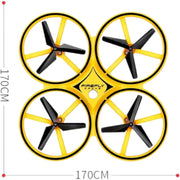 Motion Sensor Drone Helicopter Quadcopter With Remote Control And Hand Sensor With LED Lights High Quality Yellow