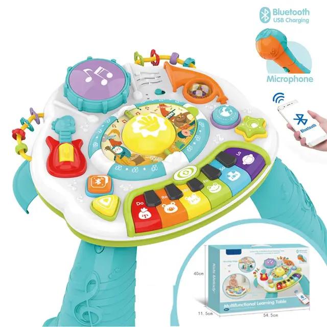 Multifunctional Learning Table Piano For Babies With Music And Bluetooth