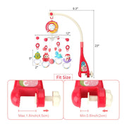 Musical Mobile Crib Toys with Projector and Light Timing Function Remote Control and Rattles