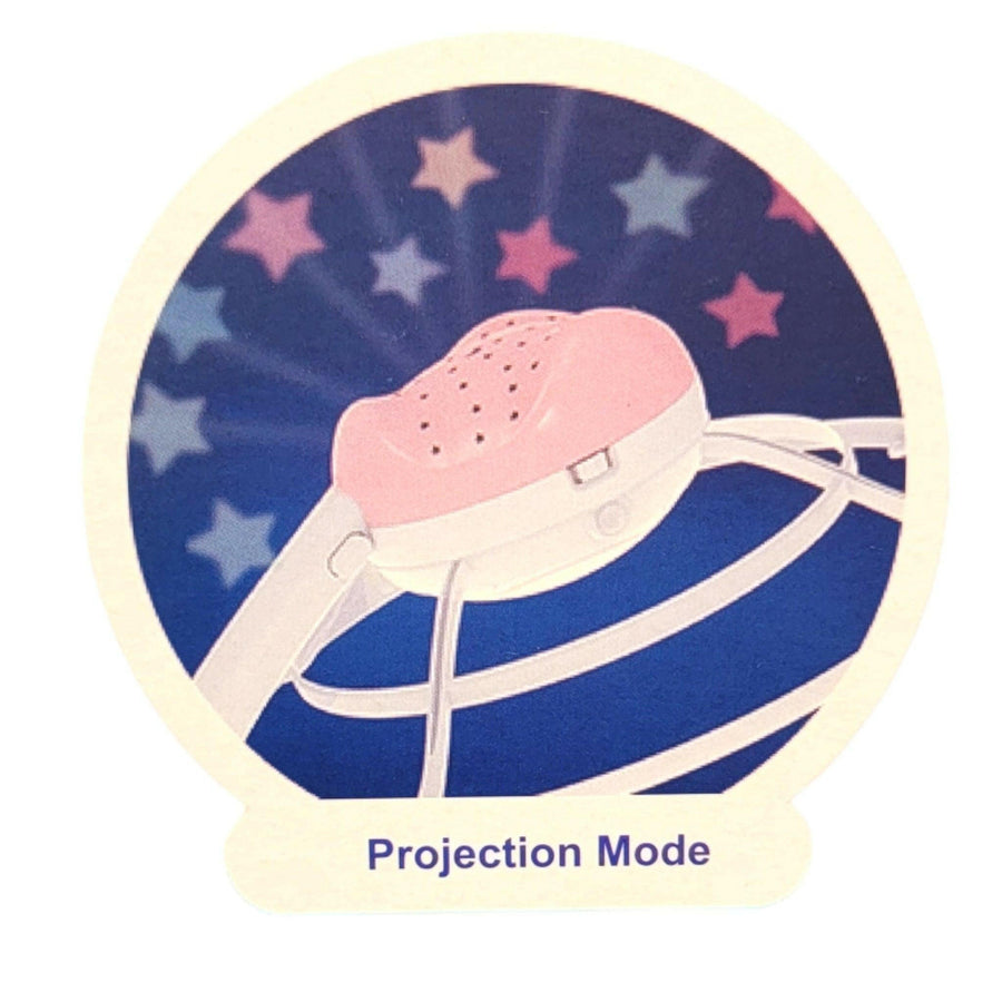 Owl And Bear Baby Infant Crib Toy Mobile Musical Projection and Night Light With Remote Control Pink