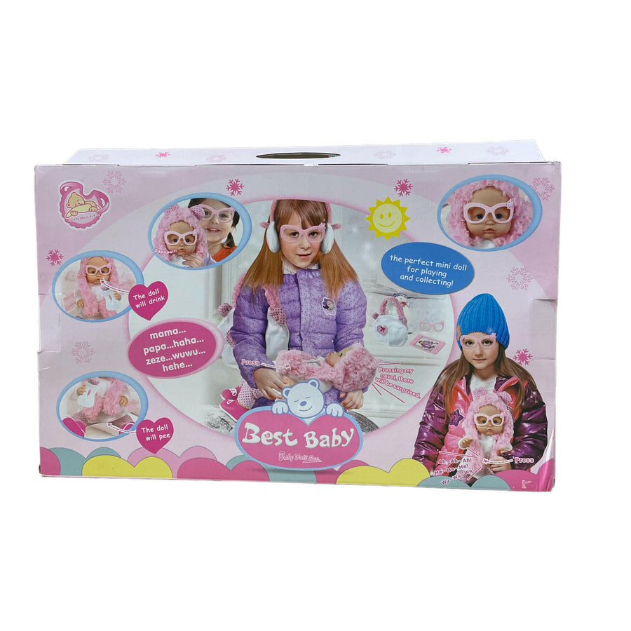 Adorable baby doll with 12 interactive sounds, perfect for playtime