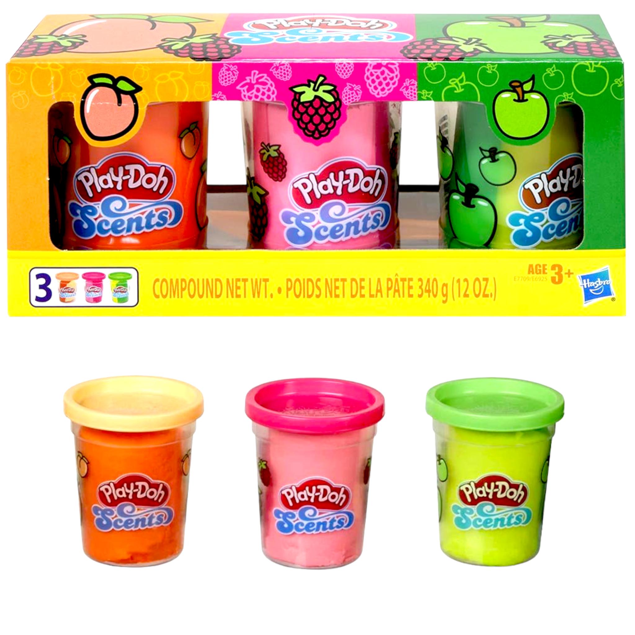 Play-Doh Scents 3-Pack of Non-Toxic Fruit Scented Modeling Compound