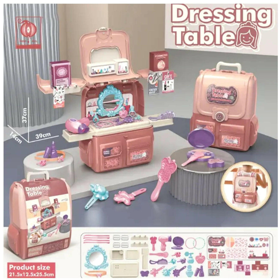 Pretend Role Play Dressing Vanity Table, DIY Fairy Tale Dream Of Little Princess 40 PSC