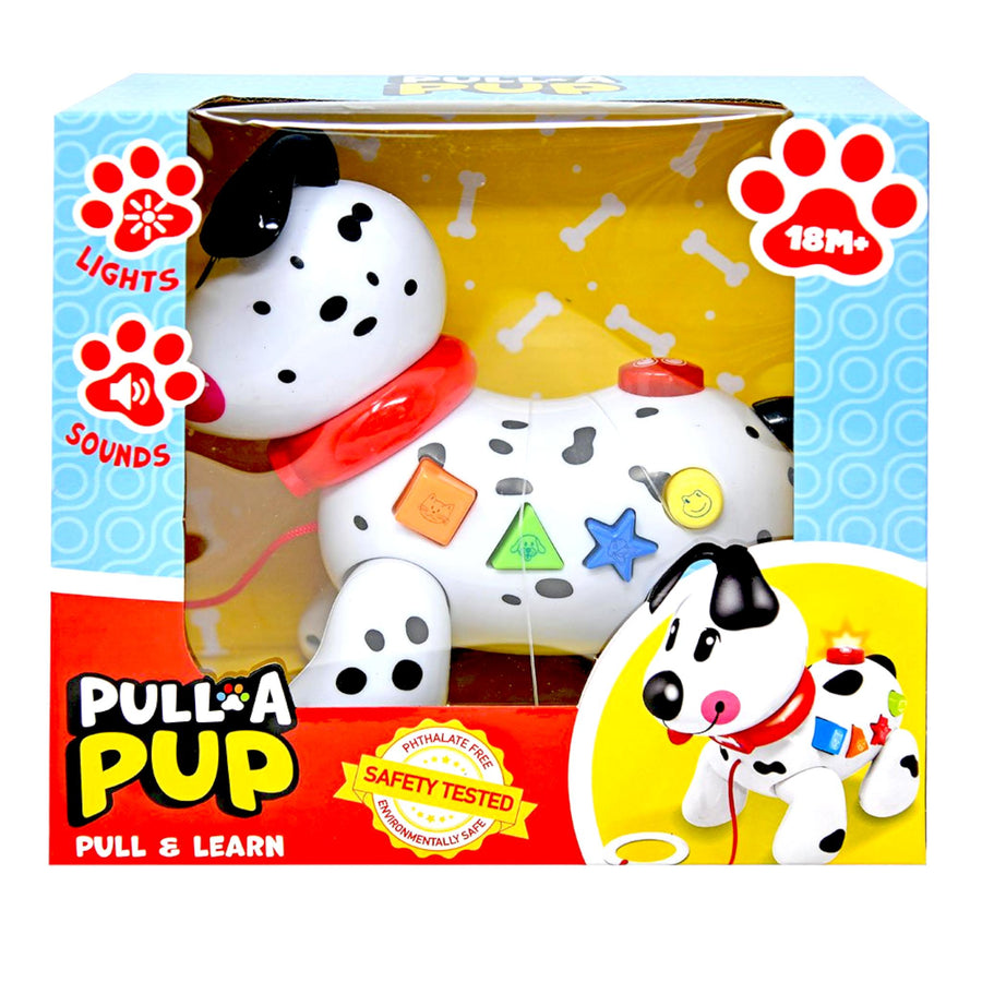 Pull A Pup Learning Dog With Lights And Sound