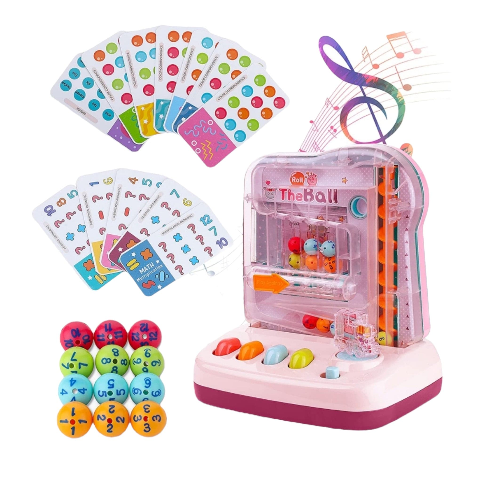 Roll The Ball Arrange The Colors Perception and Logical Thinking Puzzle Game For Toddlers And Kids Machine