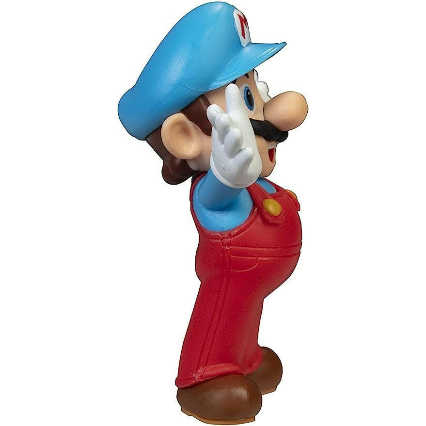 SUPER MARIO Action Figure 2.5 Inch Ice Mario Collectible Toy.