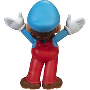 SUPER MARIO Action Figure 2.5 Inch Ice Mario Collectible Toy.