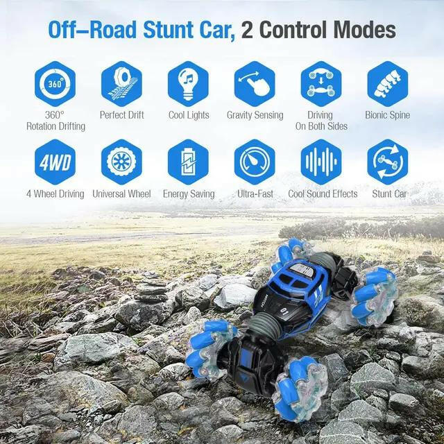 2.4G 4WD Gesture Sensing Car Remote Control Stunt Car 360° All-Round Drift  Twisting Off-Road Dancing Vehicle Kids Toys W/ Lights - Realistic Reborn  Dolls for Sale