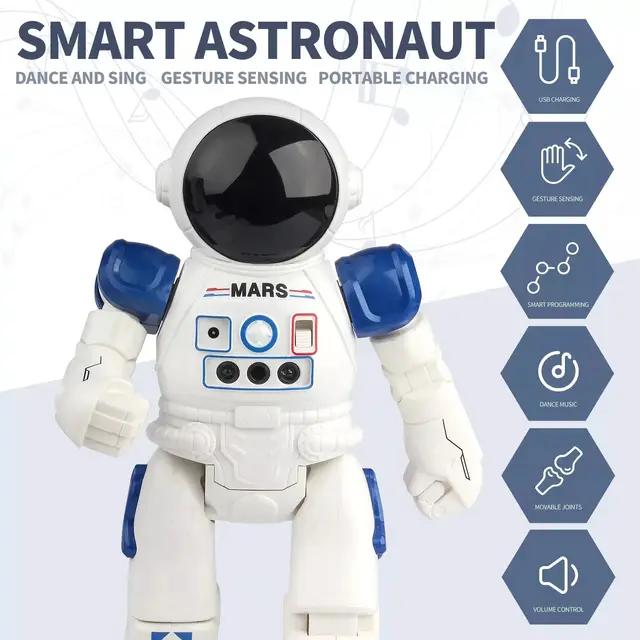 Smart Astronaut Space Robot With Remote Control And Gesture Sensing USB Charger
