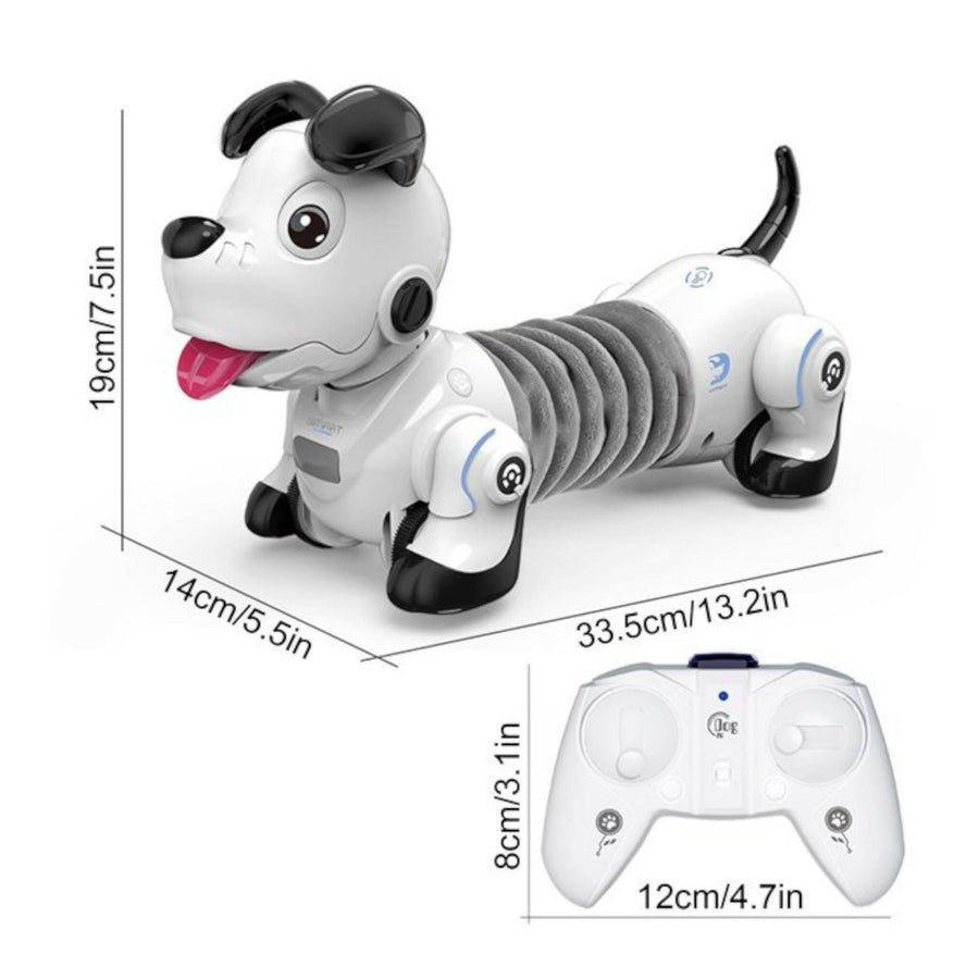 Smart Dachshund Dog Robot Toy For Boys and Girls Toddlers and Kids Gesture Sensing and Body Twisting
