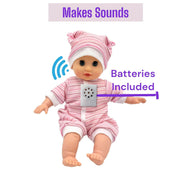 Soft Baby Doll Can Speak 12 Baby Sounds With Doctor Set 14 Inch