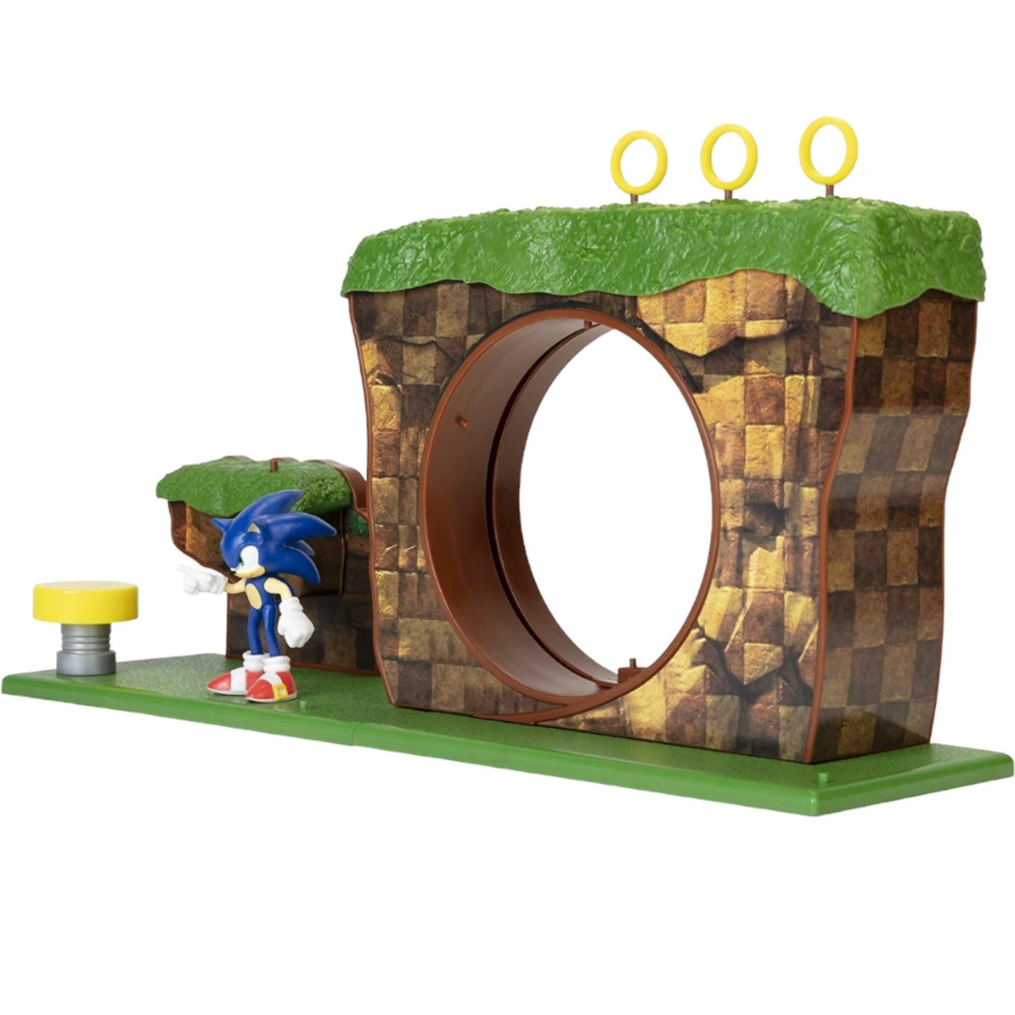 Sonic The Hedgehog Green Hill Zone Playset For Kids 12