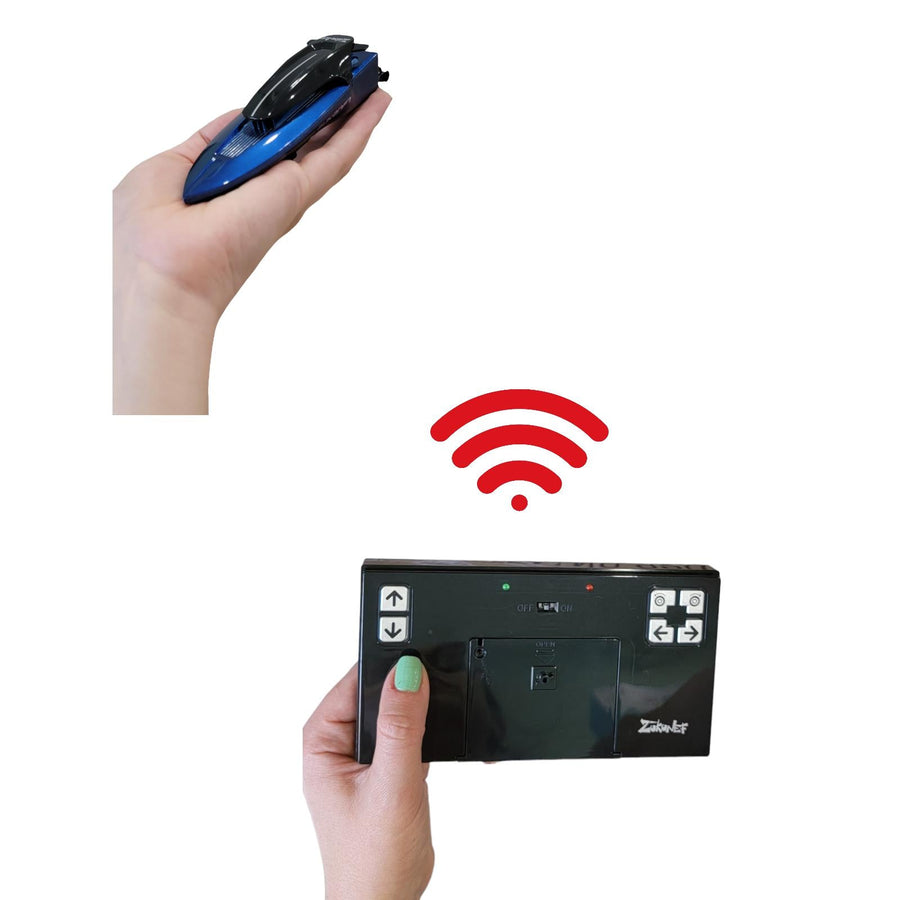 Speed Boat Mini Wireless Remote Control for Kids (Blue)