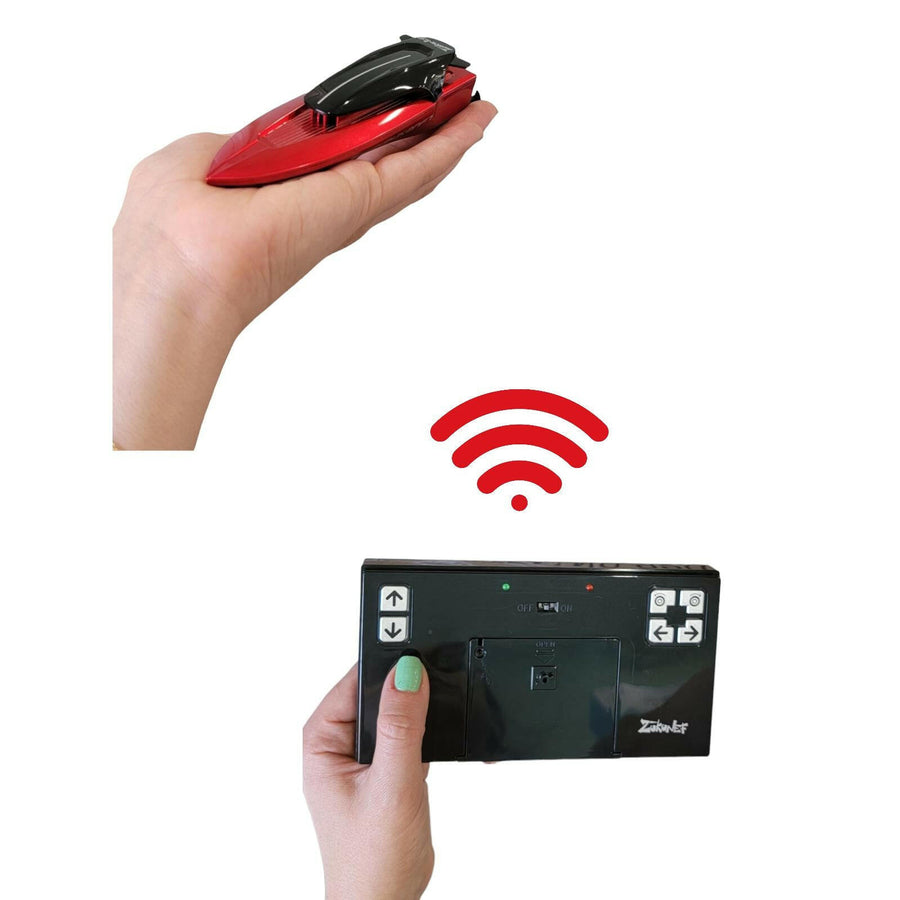 Speed Boat Mini Wireless Remote Control for Kids (Red)