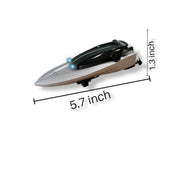Speed Boat Mini Wireless Remote Control for Kids (Silver)