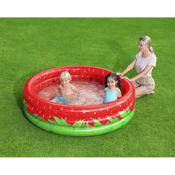 Sweet Strawberry Pool in color box - 66 x 15" H2O GO