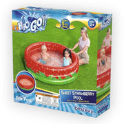 Sweet Strawberry Pool in color box - 66 x 15" H2O GO