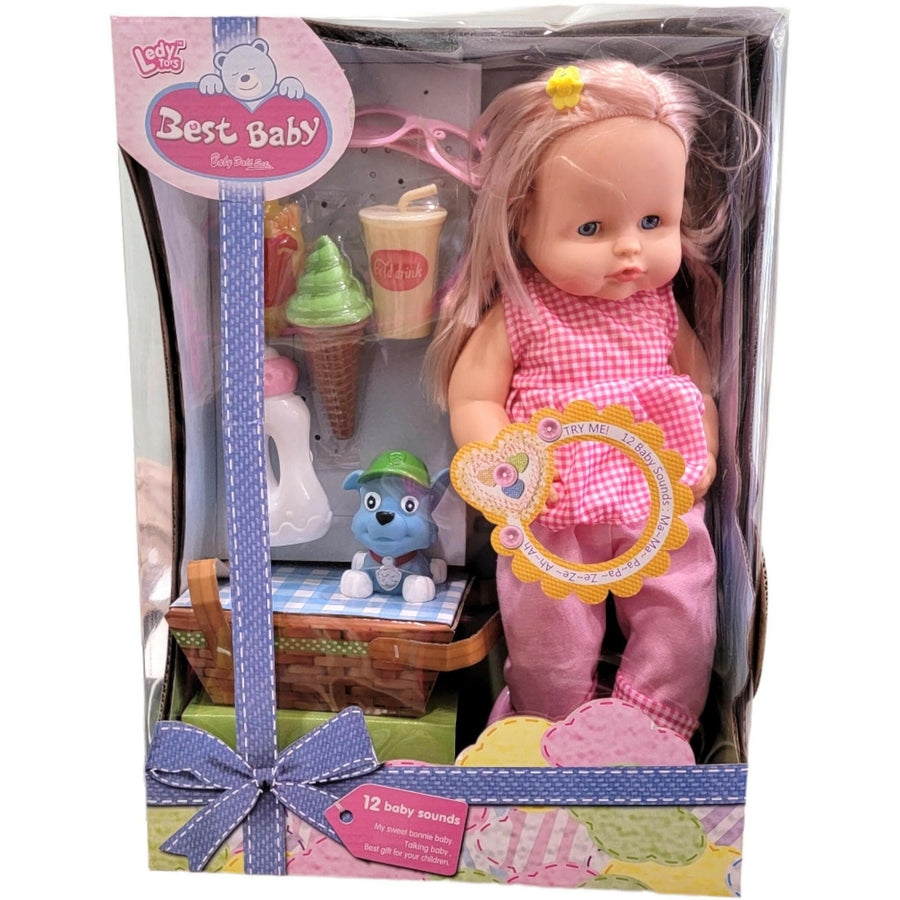 Realistic Talking Baby Doll with Lifelike Features, Perfect for Playtime and Collectors