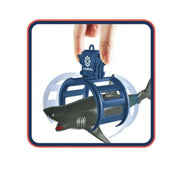 Toy Boat Ship with Light Sound Alloy Car Shark Helicopter Shark Catcher
