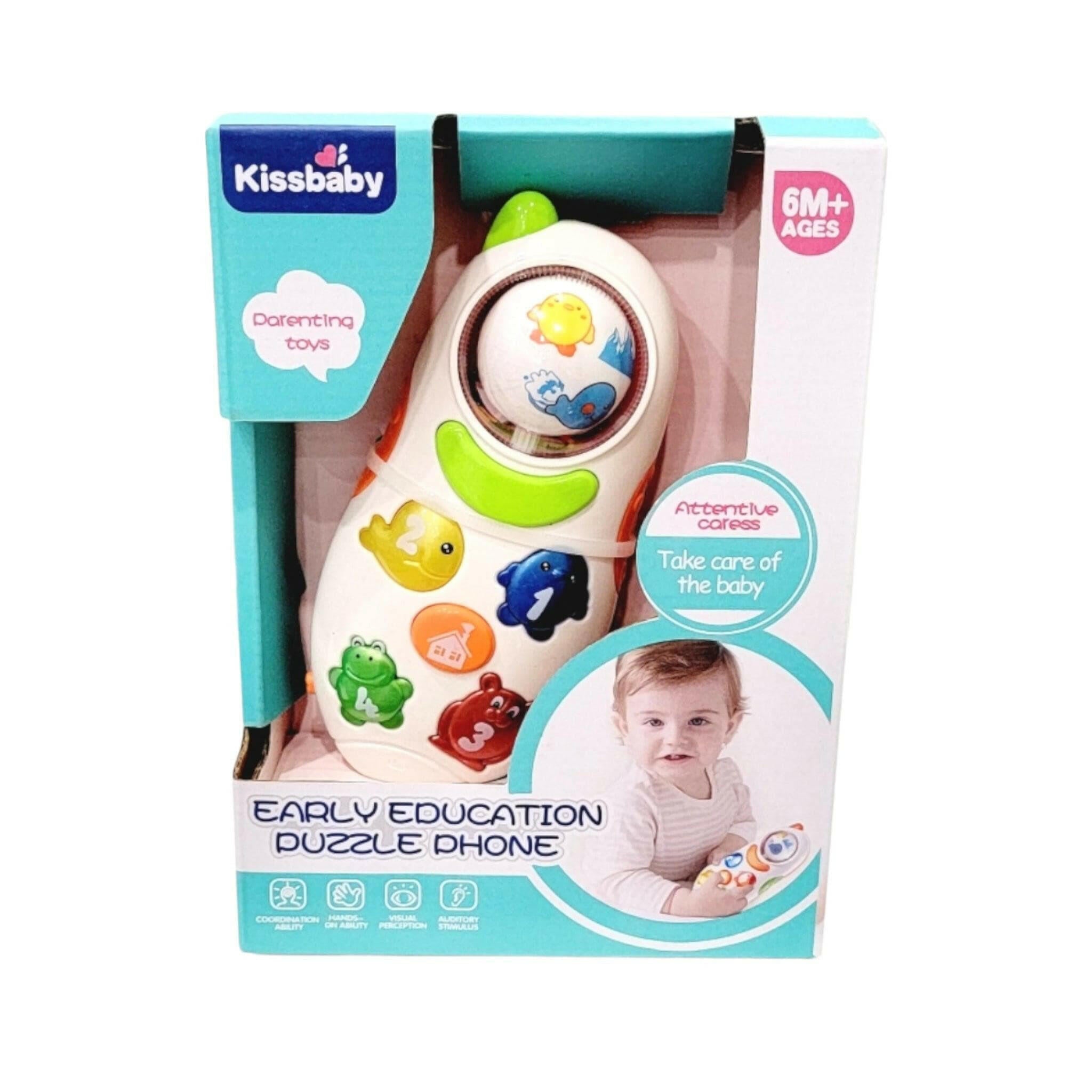 Toy Phone Early Education with Light and Music For Babies and Infants