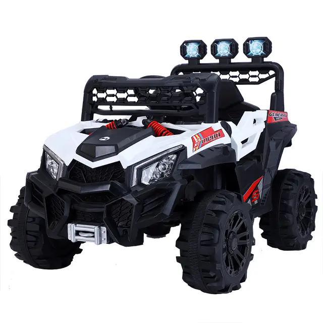 UTV Electric Ride On Car For Kids With Remote Control Leather Seat.